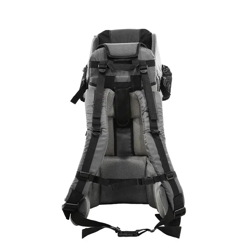 ClevrPlus All-Terrain Baby Backpack Carrier with Adjustable Seat and Ventilated Back Support