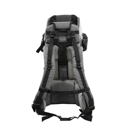 ClevrPlus All-Terrain Baby Backpack Carrier with Adjustable Seat and Ventilated Back Support