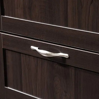 Sauder Large Storage Cabinet, Cinnamon Cherry Finish