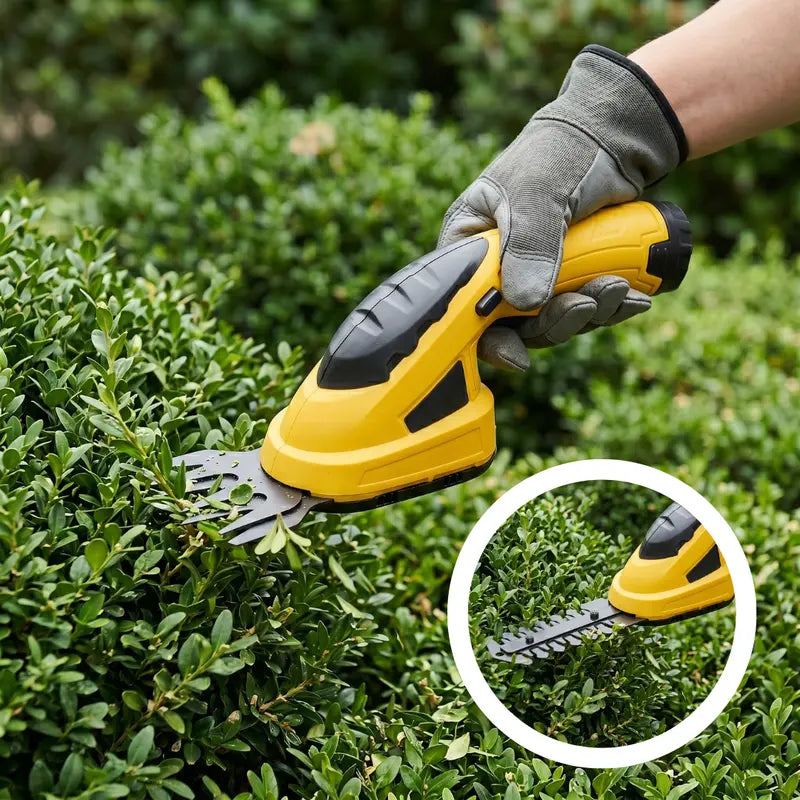 Cordless 2-in-1 Grass and Hedge Trimmer for Precision Lawn Maintenance