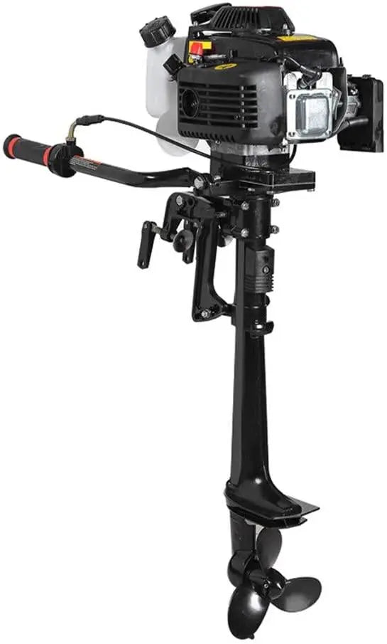 Funchic 3.6 HP 4-Stroke Outboard Motor  55cc Air-Cooled Engine for Inflatables & Small Boats