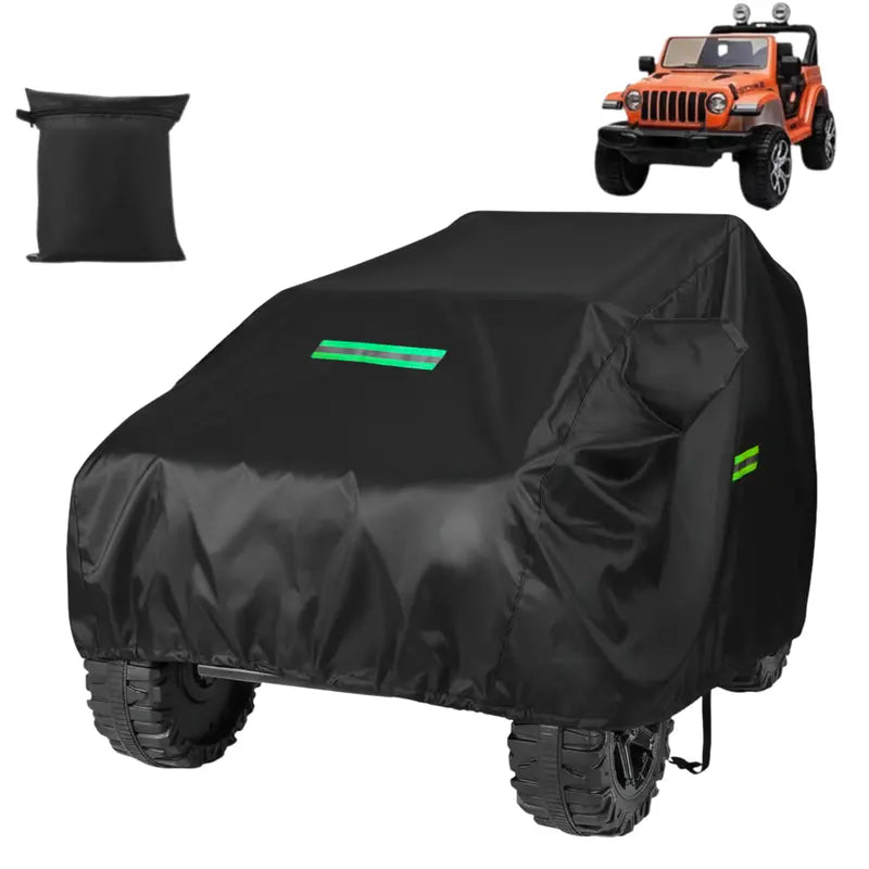 Kids’ Waterproof Vehicle Cover  420D Polyester with Reflective Safety Strips