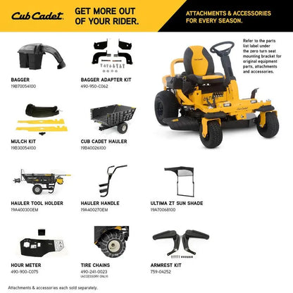 Cub Cadet Ultima ZTS1 Zero-Turn Mower  42-Inch Fabricated Deck, 22-HP Kohler Engine