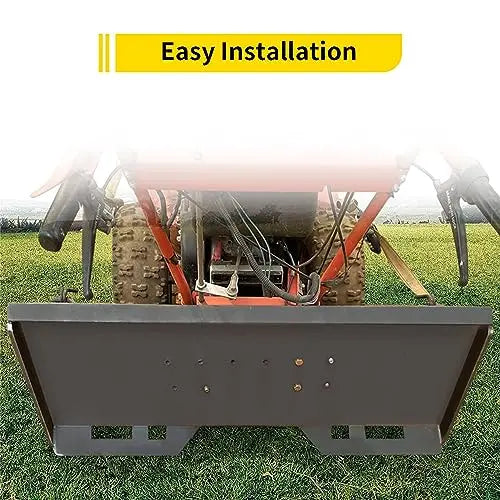 1/2  Skid Steer Mount Plate Quick Tach Attachment Loader Plate Compatible with Bobcat Kubota