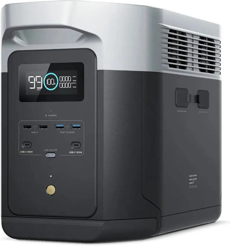 EcoFlow Delta 2 Max Portable Power Station  2400W Solar Generator