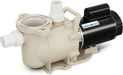 1.5 HP Single-Speed In-Ground Pool Pump — 6900 GPH, Low-Noise, High-Suction Design with Filter Basket