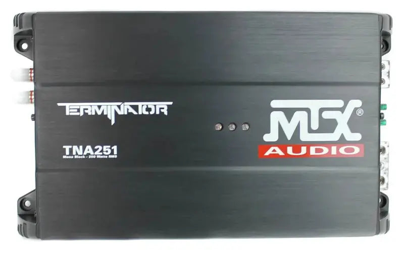 MTX 12-Inch Dual-Loaded Car Subwoofer System with Enclosure, Amp, and Wiring Kit