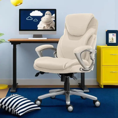 Executive-Style Ergonomic Office Chair  Supportive High-Back Design for Extended Desk Work