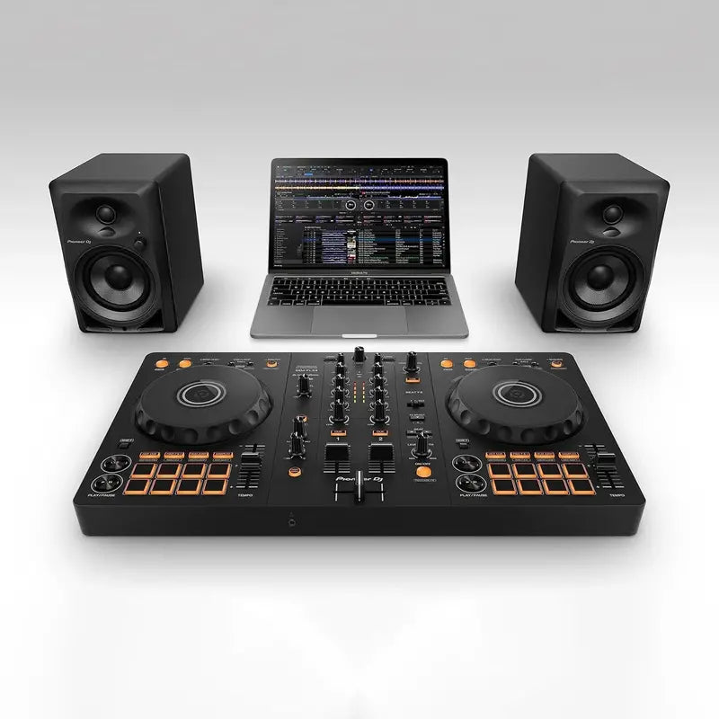 Pioneer DJ DDJ-FLX4 2-Deck USB Controller  Compact Serato-Compatible DJ Setup in Graphite Finish