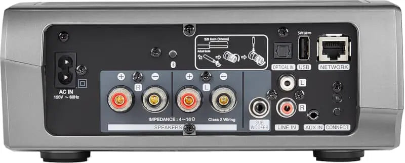 Denon HEOS HS2 Gunmetal Silver Wireless Amplifier