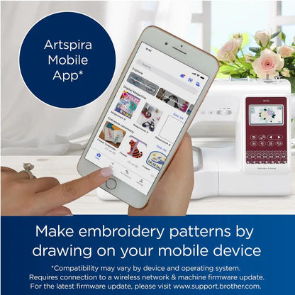 Brother SE725 Sewing & Embroidery Machine  Includes Artspira App and 50 Built-in Designs