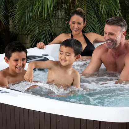 Lifesmart Leganza 6-Person Hot Tub — Rectangular 90-Jet Spa with Ozonator Sanitization