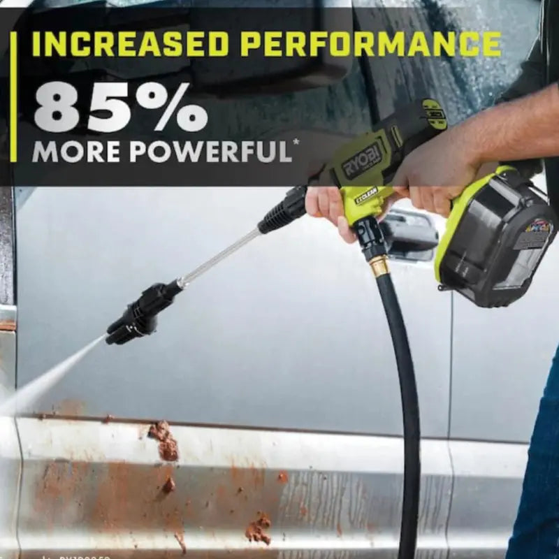 Ryobi ONE+ HP 18V Cordless Electric Pressure Washer  600 PSI, 0.7 GPM, 20 ft Siphon Hose