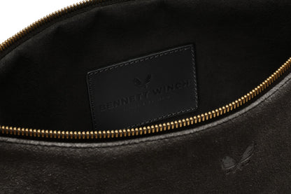 Suede Flight Pouch - Storm Grey