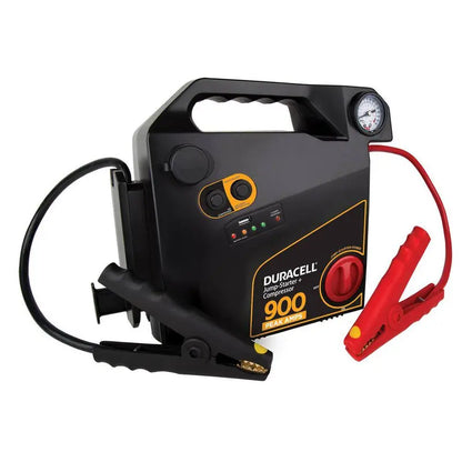 Duracell 900 Amp Peak Emergency Jump Starter with Compressor DRJS30C