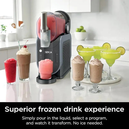 Ninja SLUSHi Frozen Drink Maker  88 oz RapidChill Slushie Machine with 5 Preset Programs for Margaritas, Frappés & More