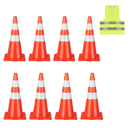 Heavy-Duty PVC Traffic Cone  Single Unit for Safety Signage