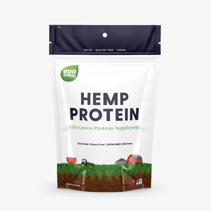 Brand Hemp Protein Powder  21g Protein, 105 Calories, High Digestibility, Ideal for Sensitive Diets, 30g Serving