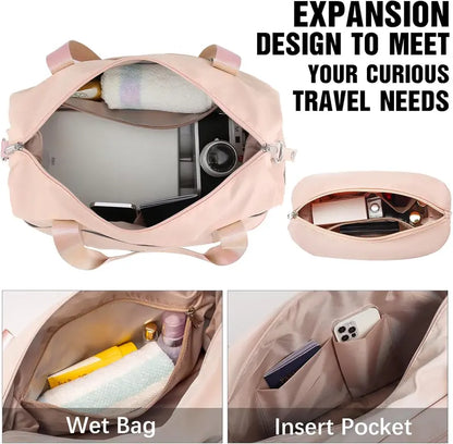 LONG VACATION ABS+PC 6-Piece Luggage Set  Expandable Hardshell Suitcases with YKK Zippers, TSA Locks & 360° Wheels