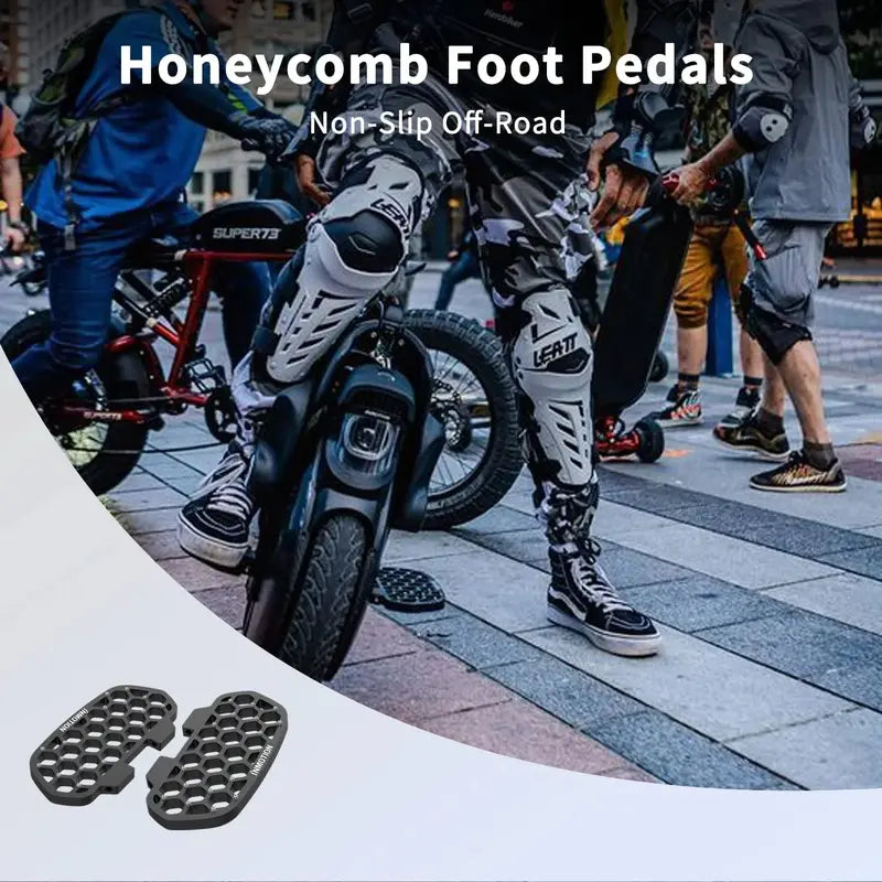 Durable Honeycomb-Style Pedals for Electric Unicycles