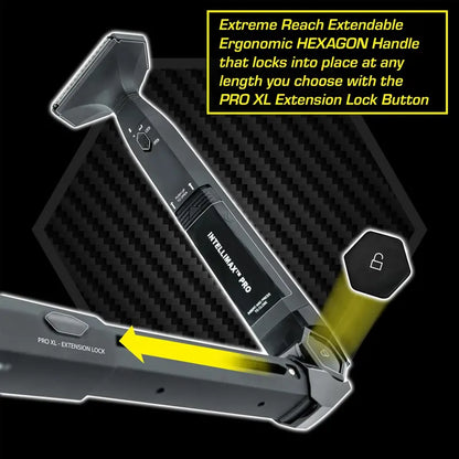 MANGROOMER Back Shaver with Dual Flex Heads and Shock-Absorbing Design