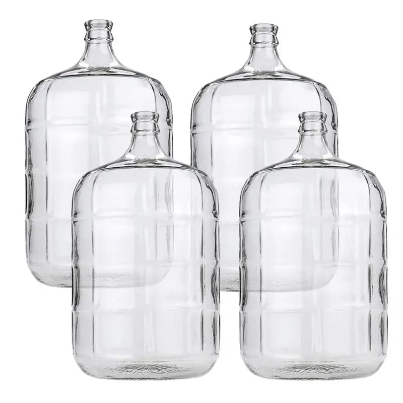 Set of 4 x 5-Gallon Glass Carboys  Ideal for Home Brewing Beer or Wine