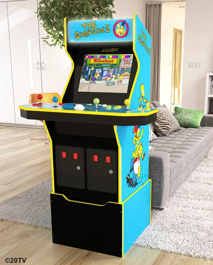 Arcade1Up The Simpsons 30th Anniversary Arcade  Collector’s Edition with Stool & Tin Packaging