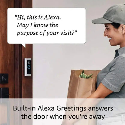 Nest Video Doorbell Pro 2  HD Video, Advanced Motion Detection, and Weather-Resistant Design