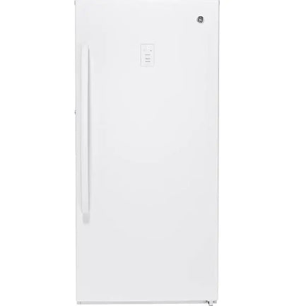GE 14.1 Cu. Ft. Frost-Free Upright Freezer  White Finish (FUF14DLRWW)