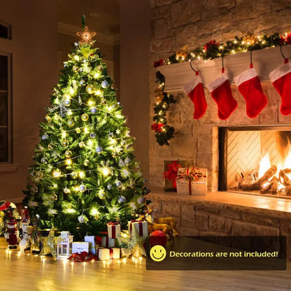 Easy-Assembly Artificial Douglas Fir Christmas Tree for Indoor or Outdoor Use