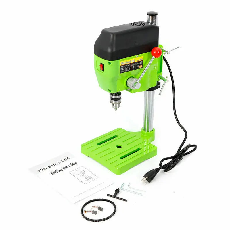 Mini Electric Bench Drill Press Stand Compact Portable Workbench Metal Drilling Repair Tool Expanding Drilling Machine 480W DIY Tool