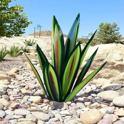 Eternal Agave Rust-Resistant Metal Sculpture  Indoor/Outdoor Art Piece