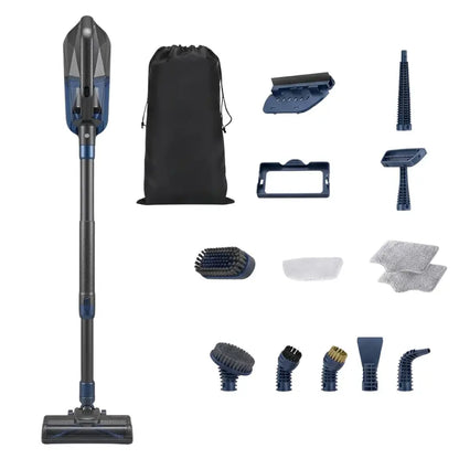 Detachable Steam Mop System with 350ml Tank, Swivel Head & 5 Cleaning Attachments