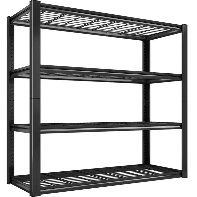 REIBII Heavy Duty Metal Garage Shelving 40¡å Wide, 2240 LBS Capacity, Adjustable Storage Shelves for Home &amp; Commercial Use