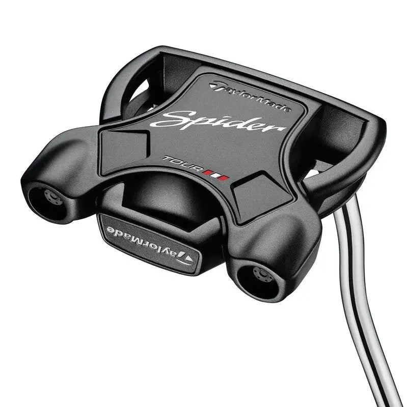 TaylorMade Spider Tour Black Putter — Double-Bend Shaft, Tour-Validated Alignment