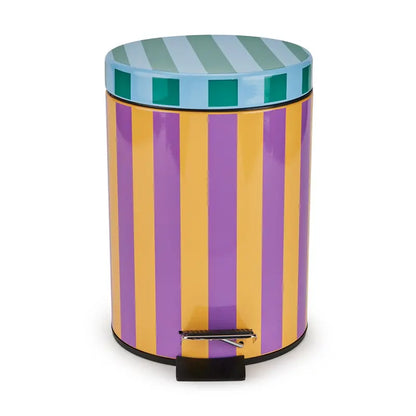 Dusen Dusen Pedal-Activated Bathroom Waste Bin  Modern Step Trash Can