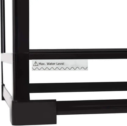 50-Gallon Double-Door Glass Reptile Terrarium with Ventilated Screen Top  36″ x 18″ x 18″ Knock-Down Assembly