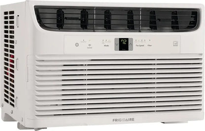 5000 BTU Window Air Conditioner  250-Sq-Ft Cooling, Quiet Operation, Dual Fan Speeds, and Auto-Restart  White