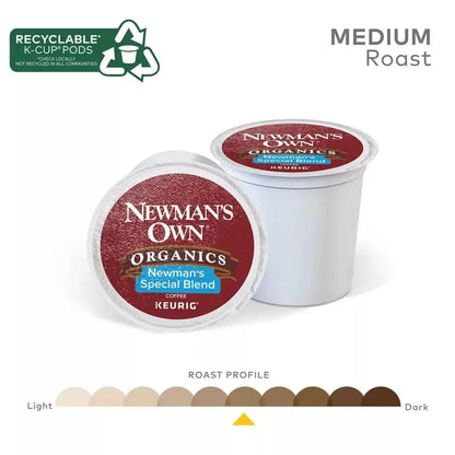 Newman’s Own Organics Special Blend K-Cup Pods  100-Count Certified Organic Coffee