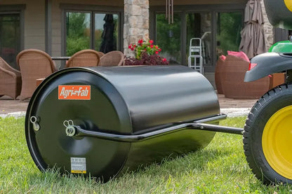 Agri-Fab 24″ x 48″ Steel Lawn Roller  Durable Black-Finished Ground Compaction Tool