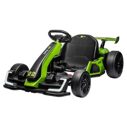 24V Electric Go-Kart for Teens — 300W Motor, Drift Mode, EVA Tires, Adjustable Frame
