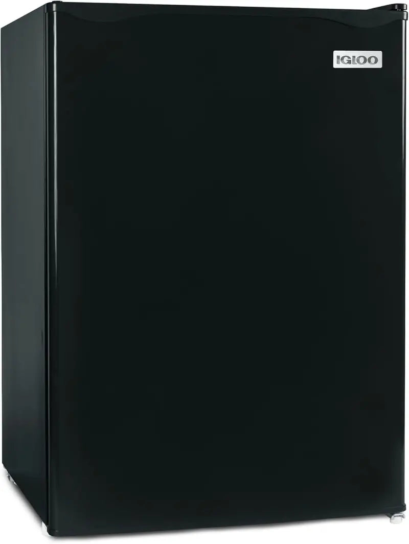 Igloo 3.2 Cu Ft Single-Door Mini Fridge  Glass Shelving, Compact Cooling for Dorms or Offices