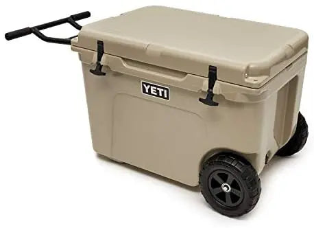 YETI Tundra Haul Wheeled Cooler  Rugged Portable Cooler with All-Terrain Wheels & Bear-Resistant Design