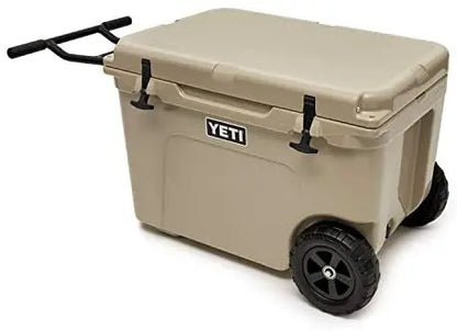 YETI Tundra Haul Wheeled Cooler  Rugged Portable Cooler with All-Terrain Wheels & Bear-Resistant Design