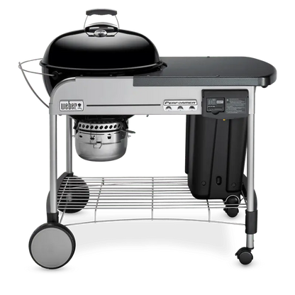Performer Deluxe 22-Inch Charcoal Grill  Heavy-Duty Steel Construction with Adjustable Vents