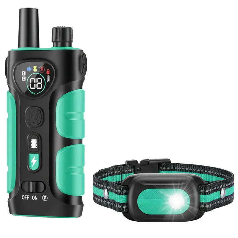 Extended-Range (4200 ft) Remote Training Collar with Built-In LED Light