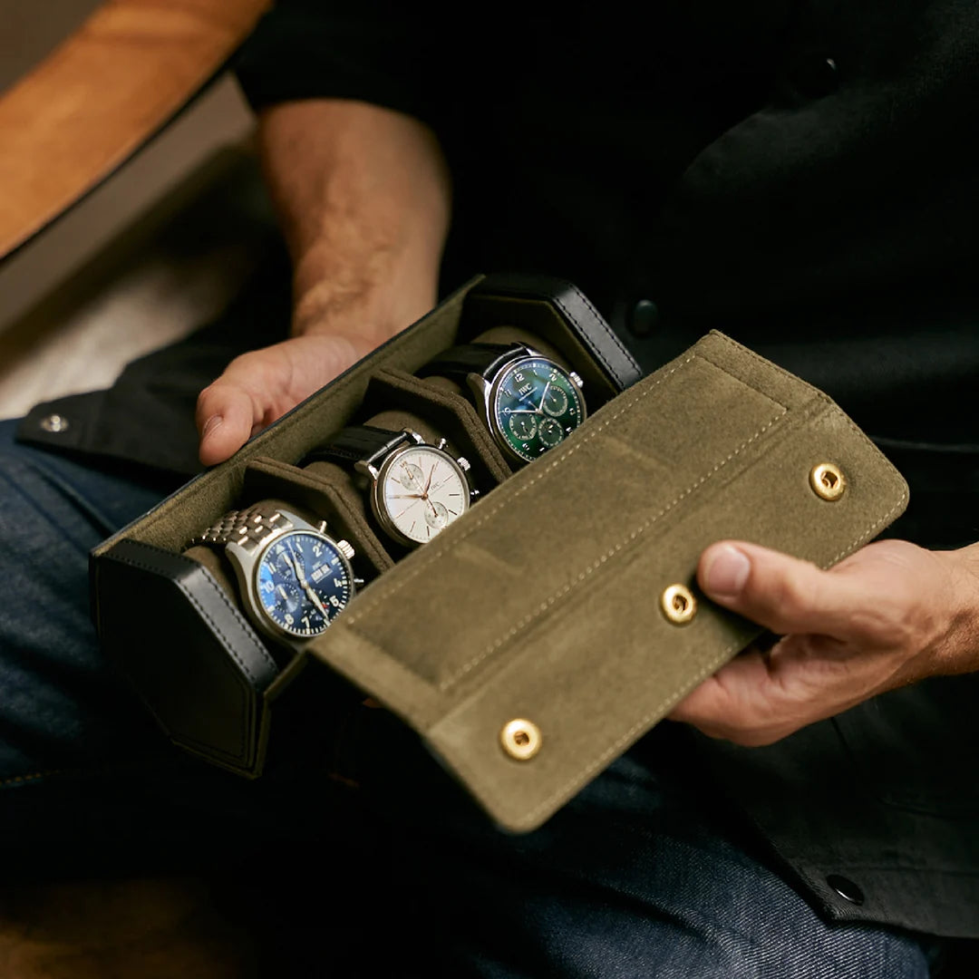 Triple Watch Roll - Black