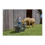 Rubbermaid FG424500BLA Livestock Tank  150-Gallon Plastic Stock Trough (2025)