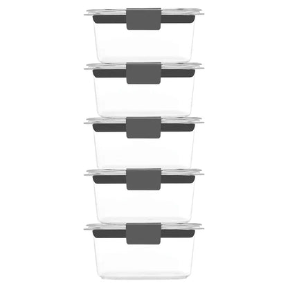 Airtight Meal Prep Containers with Secure Lids for Fresh Food Storage