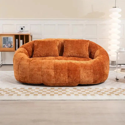 Adult Multi-Color Bean Bag Chair  Large Lazy Sofa for Relaxation and Casual Seating